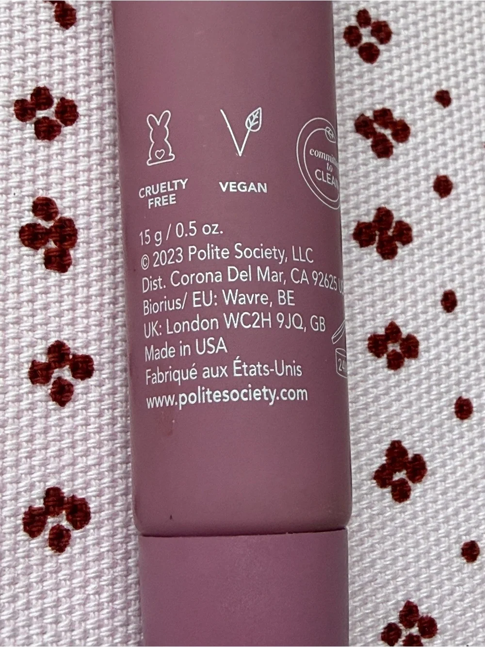 Polite Society Polite Pout Glossy Lip Balm - Bumbleberry